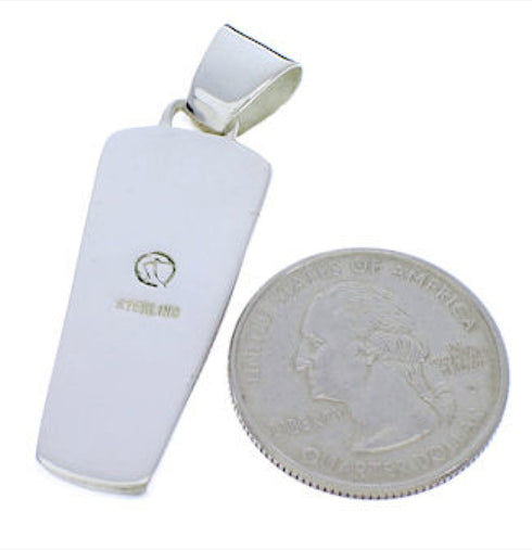 Native American Design Multicolor Silver Pendant Jewelry PX29760